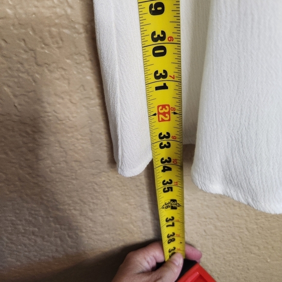 Lulus Womens White Dress Or Tunic Size M. Cold Shoulder. Cottage - Picture 6 of 7